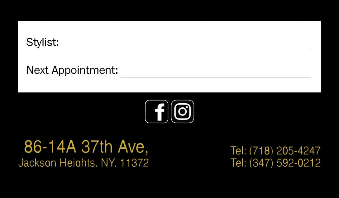 Tarjeta de Presentación Leonardo Maciel Salon